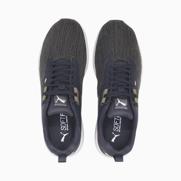 Adidasi Alergare Puma Comet 2 Alt Barbati Negrii Gri Albi | PM472PUI