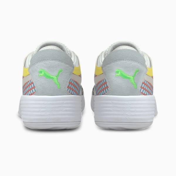 Adidasi Baschet Puma Clyde All-Pro Dama Albi Albastri | PM037CED