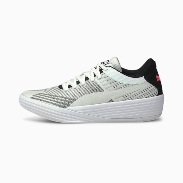 Adidasi Baschet Puma Clyde All-Pro Dama Albi Negrii | PM241BNK