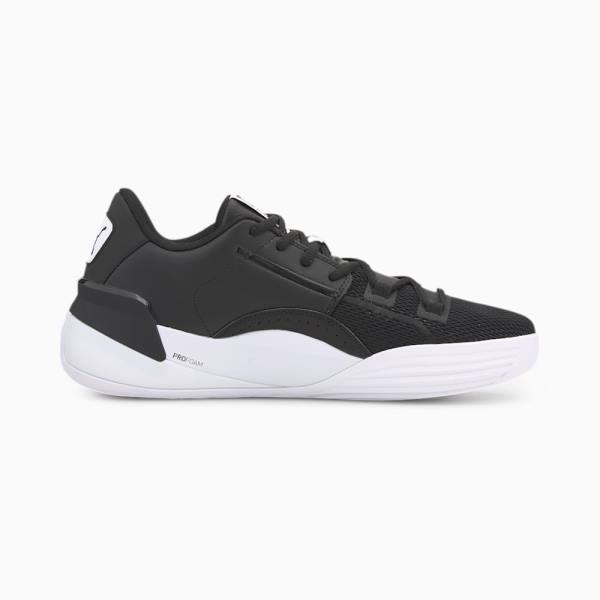 Adidasi Baschet Puma Clyde Hardwood Team Barbati Negrii Albi | PM127MLG