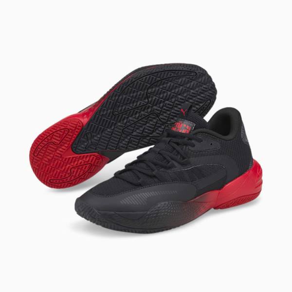 Adidasi Baschet Puma Court Rider 2.0 Dama Negrii Roz | PM894HZD