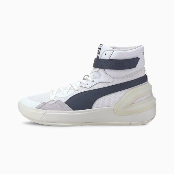 Adidasi Baschet Puma Sky Modern Barbati Albi | PM097RPD