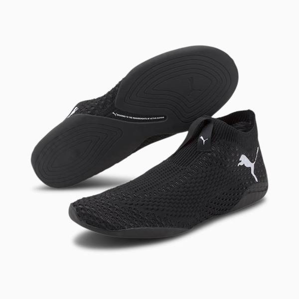 Adidasi Moto Puma Active Gaming Footwear Dama Negrii Albi | PM435GUS