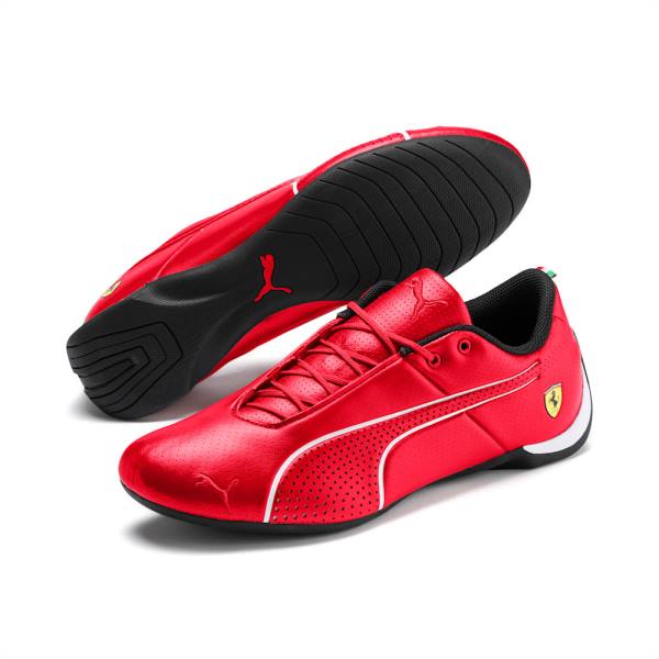 Adidasi Moto Puma Ferrari Future Cat Ultra Barbati Rosii Albi | PM937NJW