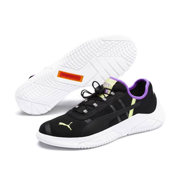 Adidasi Moto Puma Replicat-X 1.8 Pirelli Dama Negrii Violet Verzi | PM674QSZ