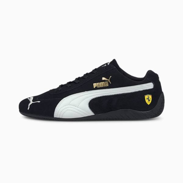 Adidasi Moto Puma Scuderia Ferrari Speedcat Dama Negrii Albi | PM205QXI