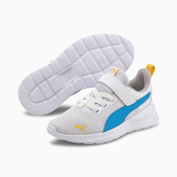 Adidași Puma Anzarun Lite Baieti Albi Albastri Galbeni | PM794WZO