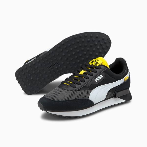 Adidași Puma BVB Future Rider Dama Gri Negrii Galbeni | PM086ODM