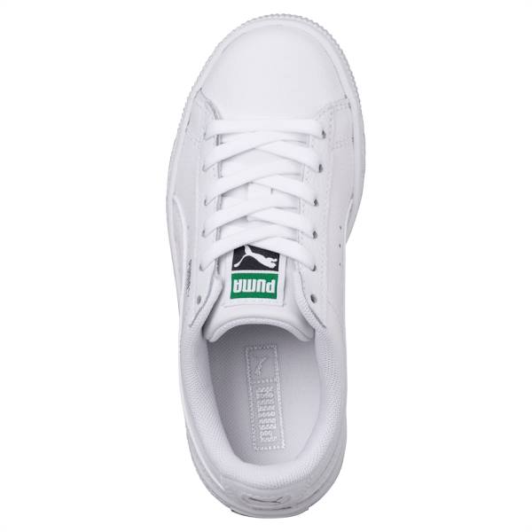 Adidași Puma Basket Classic LFS Fete Albi | PM472TIY