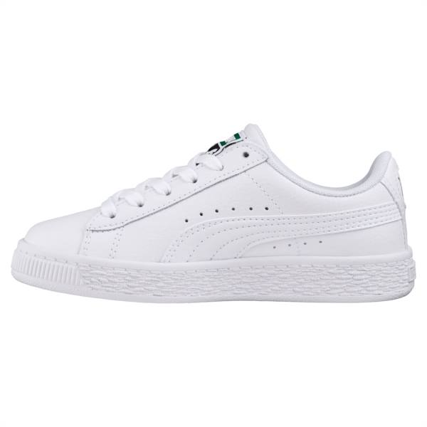 Adidași Puma Basket Classic LFS Fete Albi | PM472TIY