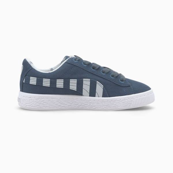 Adidași Puma Basket Panza T4C Baieti Albastri Gri | PM436FLX