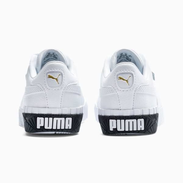 Adidași Puma Cali Fete Albi Negrii | PM521JAV