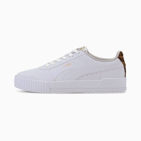 Adidași Puma Carina Leo Dama Albi | PM294QNY