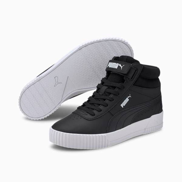 Adidași Puma Carina Mid-High Dama Negrii | PM324HTI