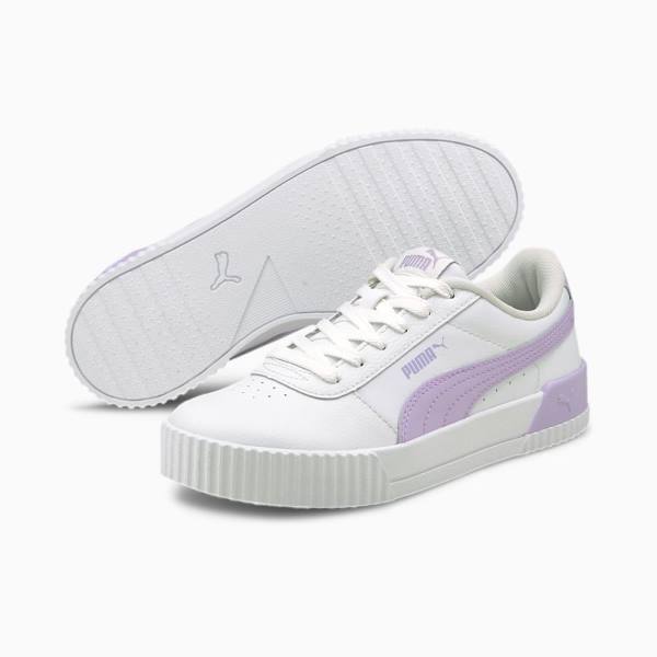 Adidași Puma Carina Piele Dama Albi Violet | PM592AES