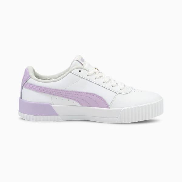 Adidași Puma Carina Piele Dama Albi Violet | PM592AES