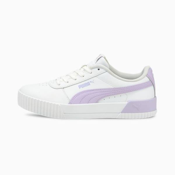 Adidași Puma Carina Piele Dama Albi Violet | PM592AES