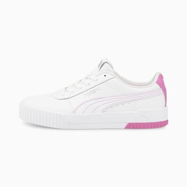 Adidași Puma Carina Piele Dama Albi Violet | PM906LXE