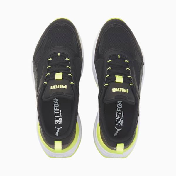 Adidași Puma Cassia Dama Negrii Galbeni | PM326SAV