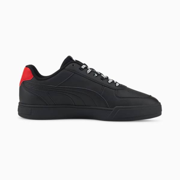 Adidași Puma Caven Logomania Dama Negrii Albi Rosii | PM698QXM