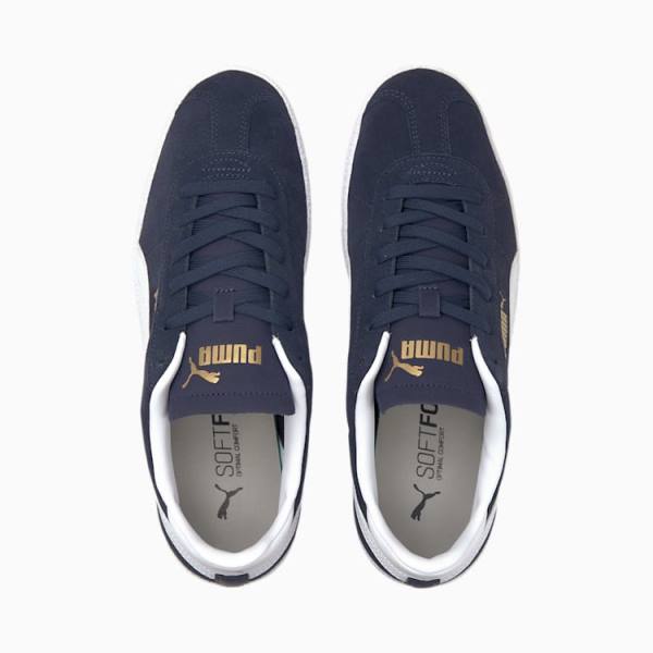 Adidași Puma Club Barbati Bleumarin Albi Aurii | PM803JNE