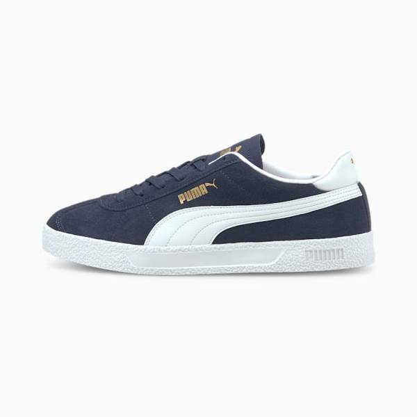 Adidași Puma Club Barbati Bleumarin Albi Aurii | PM803JNE