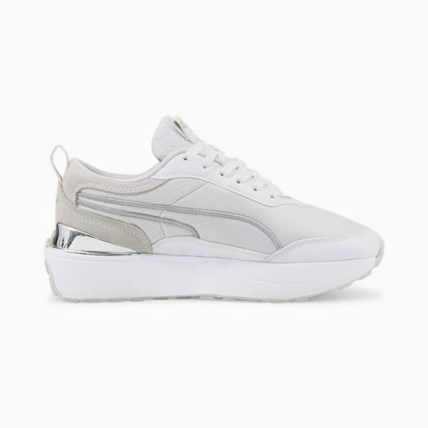 Adidași Puma Cruise Rider Metallic Dama Albi Argintii | PM527DPI