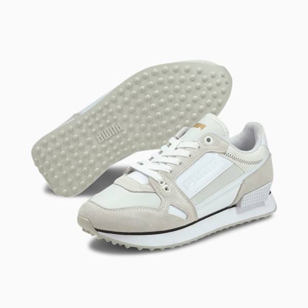 Adidași Puma Mile Rider Chrome Desert Dama Albi | PM912YCW