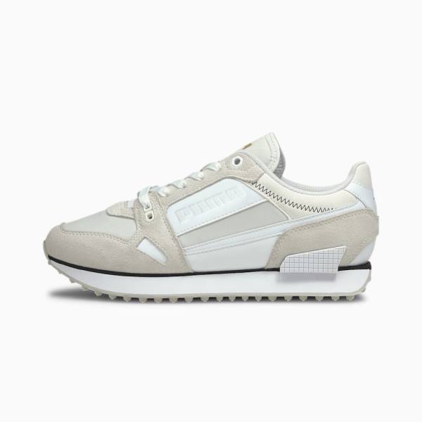 Adidași Puma Mile Rider Chrome Desert Dama Albi | PM912YCW