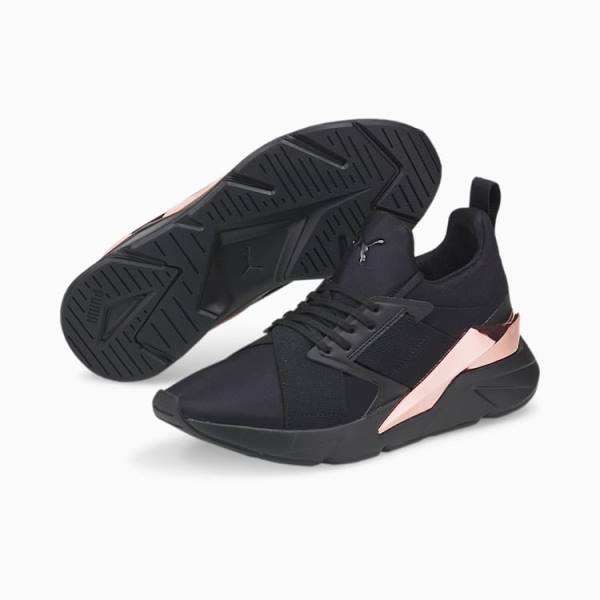 Adidași Puma Muse X5 Metal Dama Negrii Roz Aurii | PM283PML