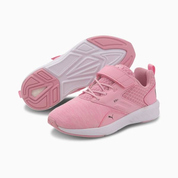 Adidași Puma NRGY Comet Preschool Fete Roz Negrii Albi | PM285UWE