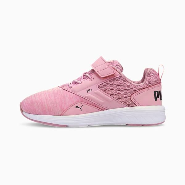 Adidași Puma NRGY Comet Preschool Fete Roz Negrii Albi | PM285UWE