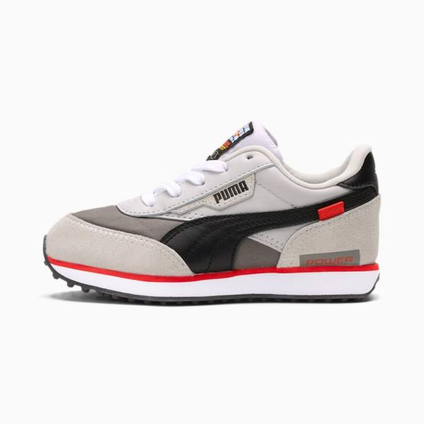 Adidași Puma PUMA x NINTENDO Future Rider NES™ Baieti Gri Negrii | PM794EFK