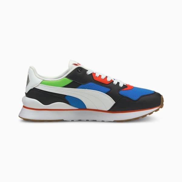 Adidași Puma R78 FUTR Dama Negrii Albi Albastri | PM457FVZ