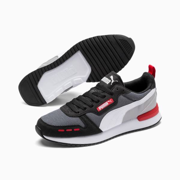 Adidași Puma R78 Runner Barbati Gri Negrii Albi | PM703JSH