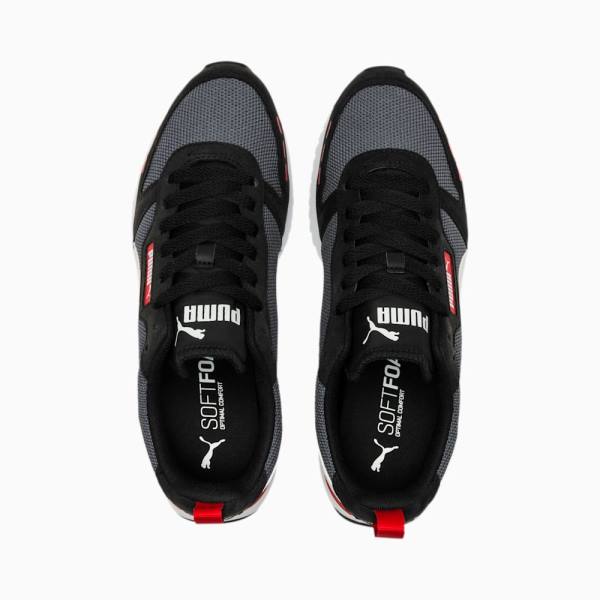 Adidași Puma R78 Runner Barbati Gri Negrii Albi | PM703JSH