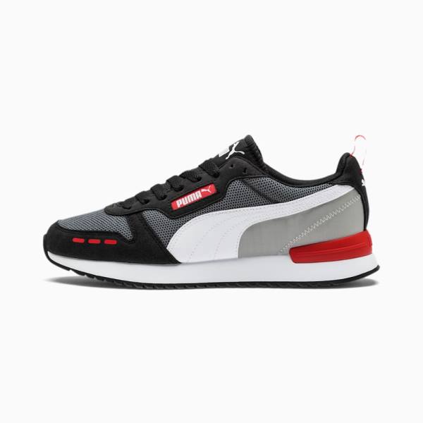 Adidași Puma R78 Runner Barbati Gri Negrii Albi | PM703JSH