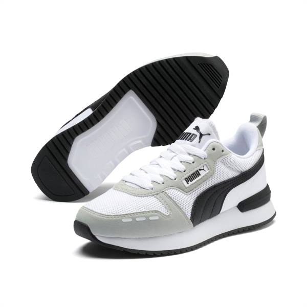 Adidași Puma R78 Youth Baieti Albi Gri Negrii | PM690CJO