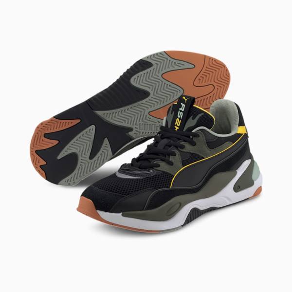 Adidași Puma RS-2K Futura Barbati Negrii Verzi | PM947FED