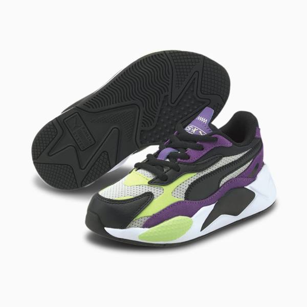 Adidași Puma RS-X3 Bright Fete Verzi Violet | PM127LRF