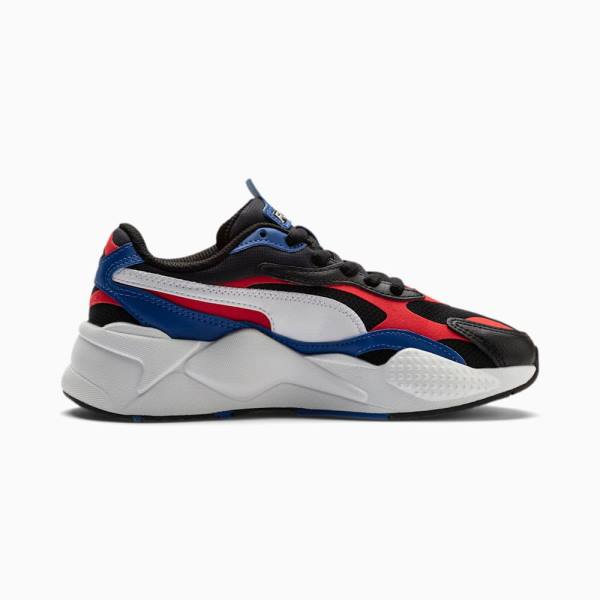 Adidași Puma RS-X3 Bright L Youth Baieti Negrii Rosii Albastri | PM089UYP