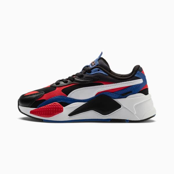 Adidași Puma RS-X3 Bright L Youth Baieti Negrii Rosii Albastri | PM089UYP