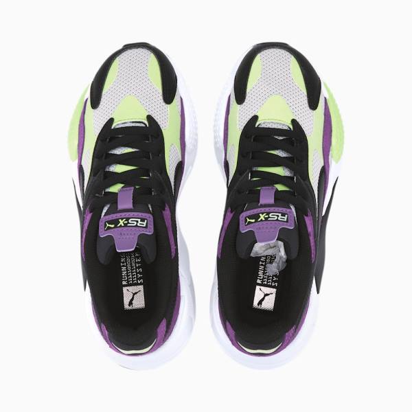 Adidași Puma RS-X3 Bright Youth Fete Verzi Violet | PM312YCR