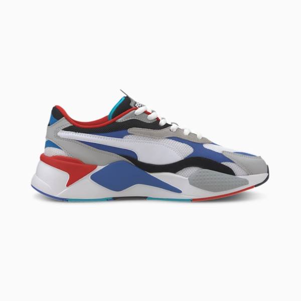 Adidași Puma RS-X Puzzle Barbati Albi Albastri | PM095EZG