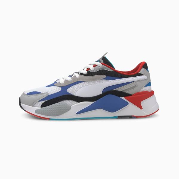 Adidași Puma RS-X Puzzle Barbati Albi Albastri | PM095EZG