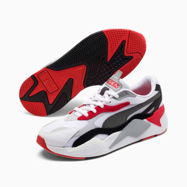 Adidași Puma RS-X Puzzle Dama Albi Rosii | PM836WCR