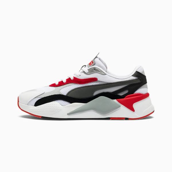 Adidași Puma RS-X Puzzle Dama Albi Rosii | PM836WCR