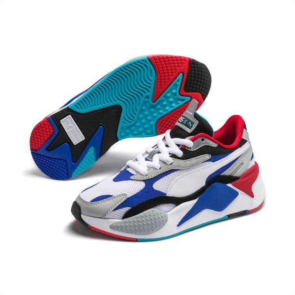 Adidași Puma RS-X Puzzle Youth Fete Albastri | PM512DWL