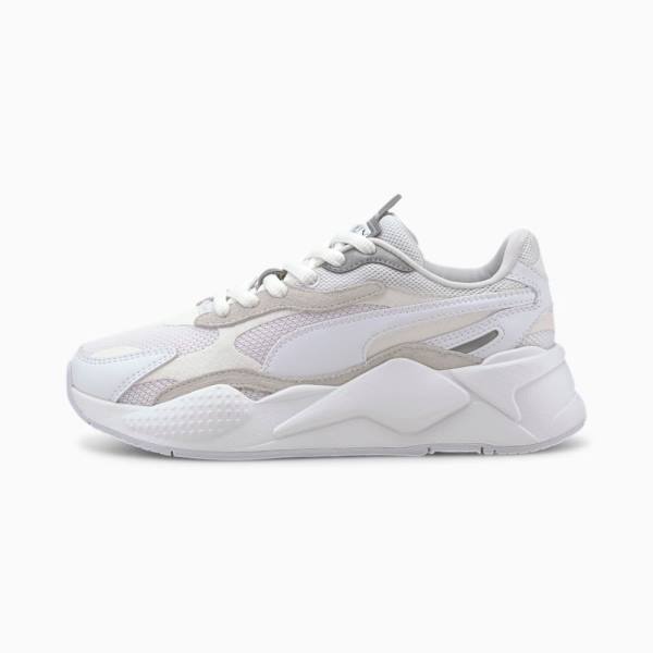 Adidași Puma RS-X Puzzle Youth Fete Albi Argintii | PM234SUC