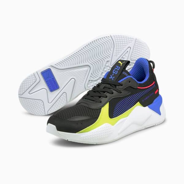 Adidași Puma RS-X Toys Dama Negrii Galbeni | PM698QMU